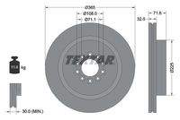 TEXTAR 92223103 Bremsscheibe