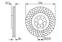 BOSCH 0986479648 Bremsscheibe