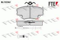 FTE BL1323A2 Bremsbelagsatz, Scheibenbremse