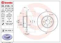 BREMBO 08312611 Bremsscheibe