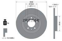 TEXTAR 92267303 Bremsscheibe