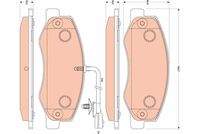 TRW GDB1885 Bremsbelagsatz, Scheibenbremse