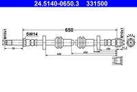 ATE 24514006503 Bremsschlauch
