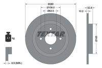 TEXTAR 92172403 Bremsscheibe