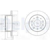 DELPHI BG4099 Bremsscheibe