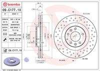BREMBO 09C1771X Bremsscheibe