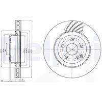 DELPHI BG3877 Bremsscheibe