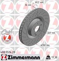 ZIMMERMANN 400551420 Bremsscheibe