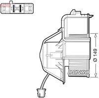 DENSO DEA05007 Innenraumgebläse