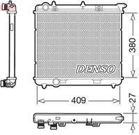 DENSO DRM21024 Kühler, Motorkühlung