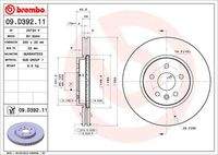 BREMBO 09D39211 Bremsscheibe