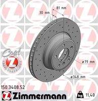 ZIMMERMANN 150340852 Bremsscheibe