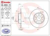 BREMBO 08936411 Bremsscheibe