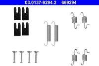 ATE 03013792942 Zubehörsatz, Feststellbremsbacken