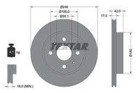TEXTAR 92165603 Bremsscheibe