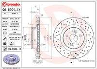 BREMBO 0989041X Bremsscheibe