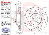 BREMBO 09A18321 Bremsscheibe