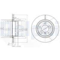 DELPHI BG3901C Bremsscheibe