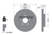 TEXTAR 92131903 Bremsscheibe