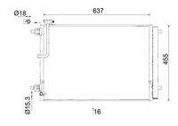 MAHLE AC949000S Kondensator, Klimaanlage