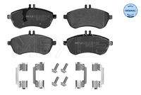 MEYLE 0252430620/K2 Bremsbelagsatz, Scheibenbremse