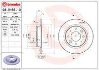 BREMBO 08946610 Bremsscheibe