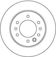 TRW DF6961S Bremsscheibe