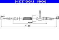 ATE 24372700052 Seilzug, Feststellbremse