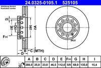 ATE 24032501051 Bremsscheibe