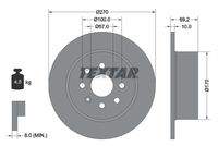 TEXTAR 92075503 Bremsscheibe