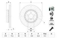 BOSCH 0986479E21 Bremsscheibe