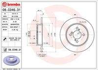 BREMBO 08C04631 Bremsscheibe