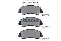 TEXTAR 2094901 Bremsbelagsatz, Scheibenbremse