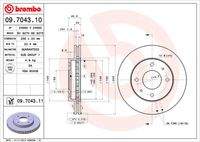 BREMBO 09704311 Bremsscheibe