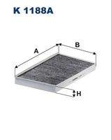 FILTRON K1188A Filter, Innenraumluft