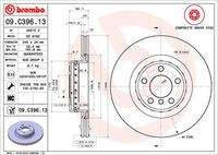 BREMBO 09C39613 Bremsscheibe