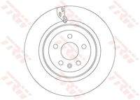 TRW DF6702S Bremsscheibe