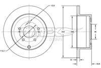 TOMEX Brakes TX7316 Bremsscheibe