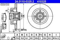 ATE 24011003252 Bremsscheibe