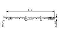 BOSCH 1987481482 Bremsschlauch