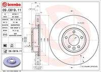 BREMBO 09C81911 Bremsscheibe