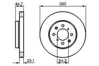 BOSCH 0986479226 Bremsscheibe