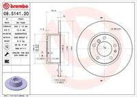 BREMBO 08514120 Bremsscheibe