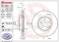 BREMBO 09A62111 Bremsscheibe