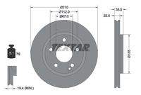 TEXTAR 92124503 Bremsscheibe