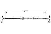 BOSCH 1987482446 Seilzug, Feststellbremse