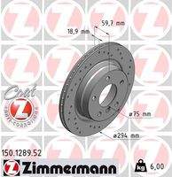 ZIMMERMANN 150128952 Bremsscheibe