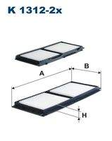 FILTRON K13122X Filter, Innenraumluft