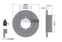 TEXTAR 92304003 Bremsscheibe