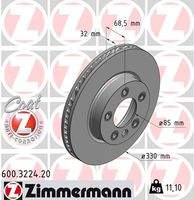 ZIMMERMANN 600322420 Bremsscheibe